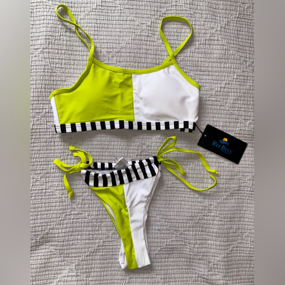 Fashion Nova Neon Bikini Set